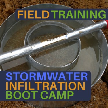 stormwater infiltration boot camp