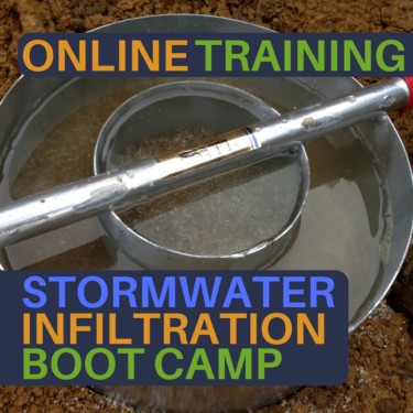 stormwater infiltration boot camp online