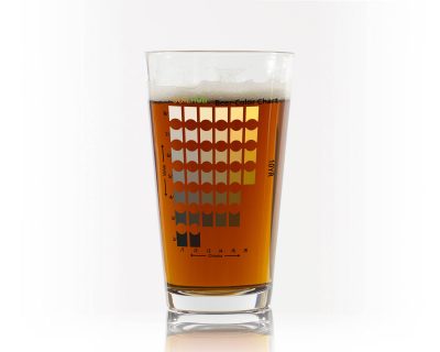 Beer Color Chart Pint Glass - Image 2
