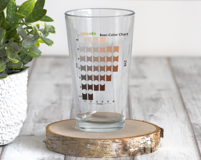 Beer Color Chart Pint Glass - 4-Pack - Image 5