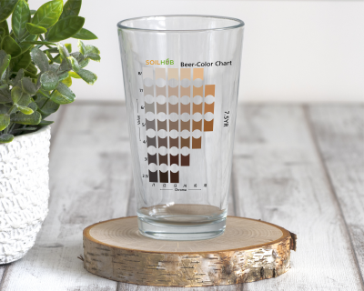 Beer Color Chart Pint Glass - 4-Pack - Image 3