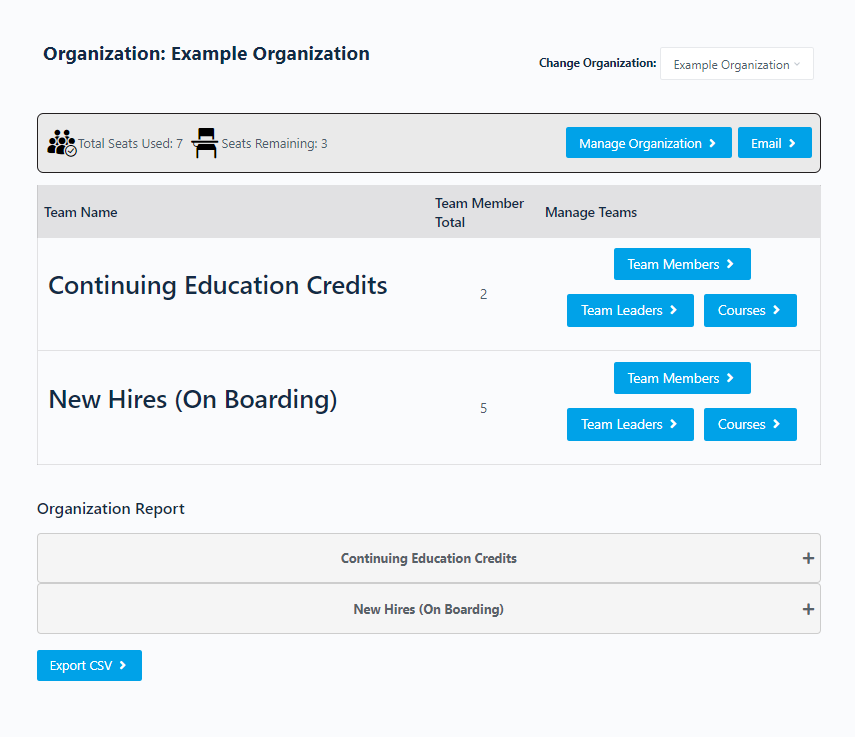 Courses, Certificates and CEUs Tracked in One Place